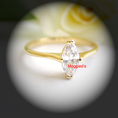 LR-2 - Marquise Cut Solitaire Ring