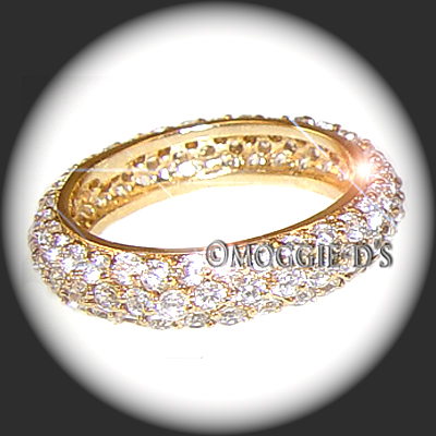 LR-12- Ladies Created Diamond Full Anniversary Ring