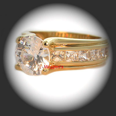 LR-130 - 4.68ct Created Diamond Ring