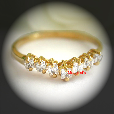 LR-10a-Ladies Created Diamond Anniversary Ring