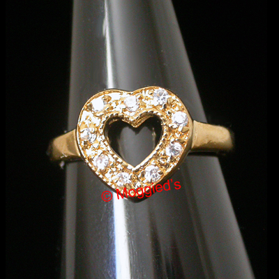 TR-37 - Swarovski Crystal Heart Toe Ring