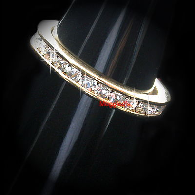 LR-9a- Ladies Full Eternity Created Diamond Ring
