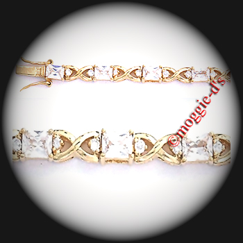BSA-24 April Diamond Birthstone Bracelet