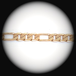 N-9c - 6.5mm Figaro Link Necklace