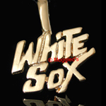 W-889- WHITE SOX MLB Word Charm Pendant