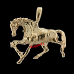 H-7- 3D HORSE Charm Pendant
