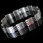 SLB-0234 - Mens 10mm Stainless Steel Bracelet